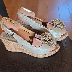 Born Concept boc Cork Wedge In Size 8 Gold